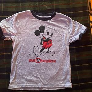 Official Disney Girls Size XL Ringer Tee